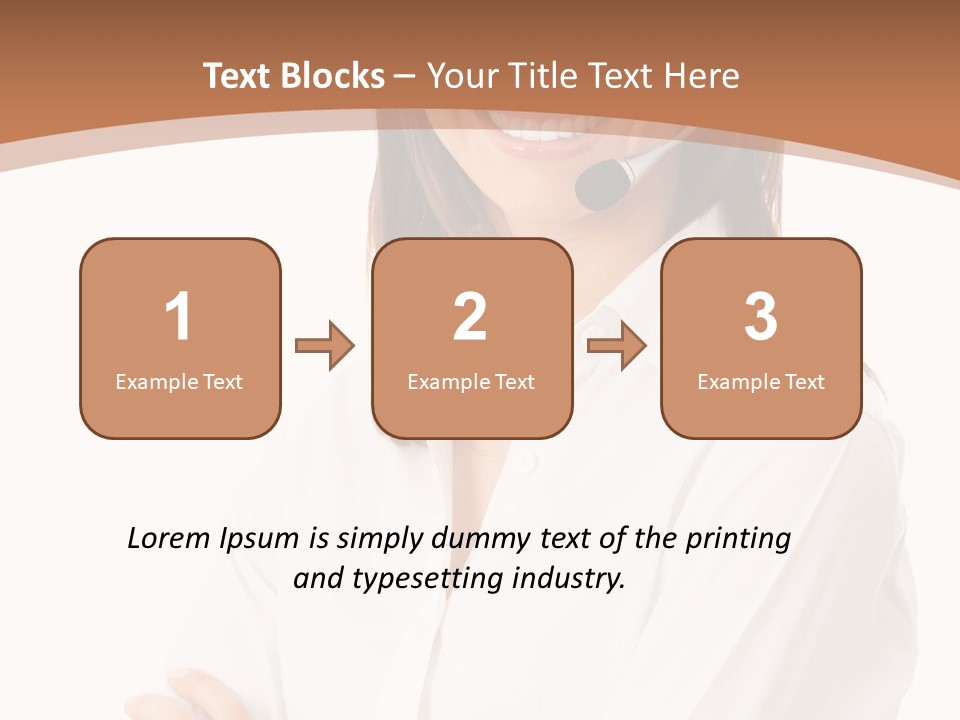 Support Consulting Businessperson PowerPoint Template