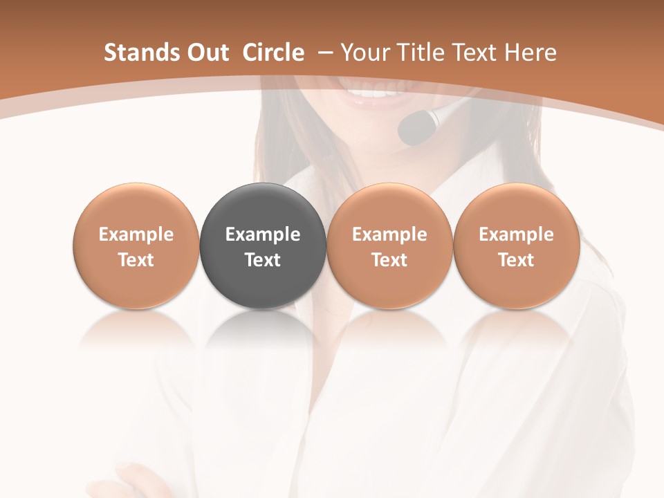 Support Consulting Businessperson PowerPoint Template