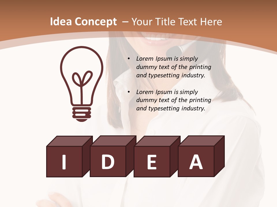 Support Consulting Businessperson PowerPoint Template