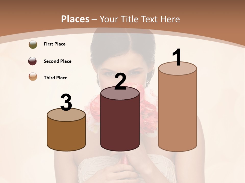 Bridesmaid Engagement Lady PowerPoint Template