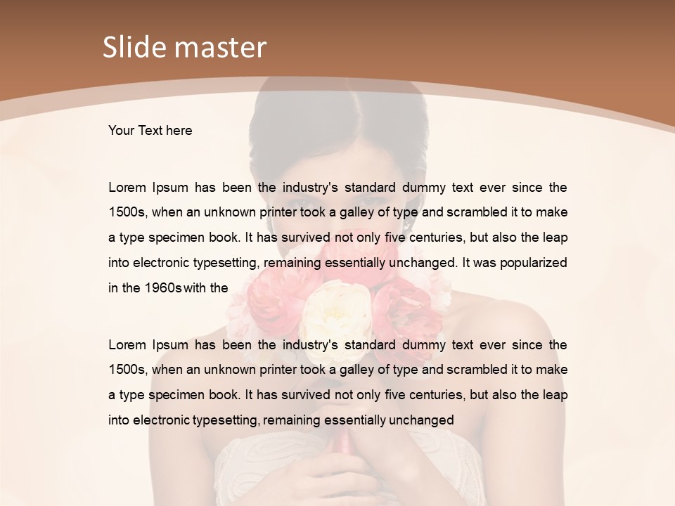 Bridesmaid Engagement Lady PowerPoint Template