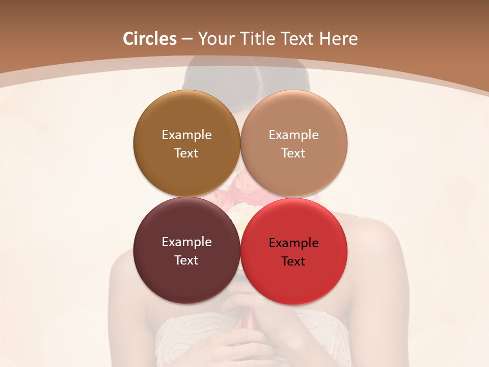 Bridesmaid Engagement Lady PowerPoint Template