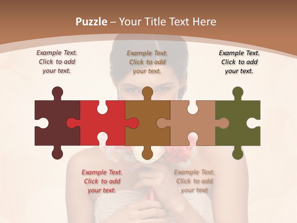 Bridesmaid Engagement Lady PowerPoint Template