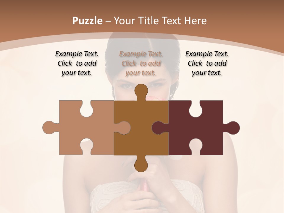 Bridesmaid Engagement Lady PowerPoint Template