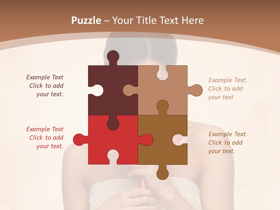 Bridesmaid Engagement Lady PowerPoint Template