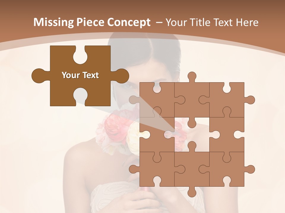 Bridesmaid Engagement Lady PowerPoint Template