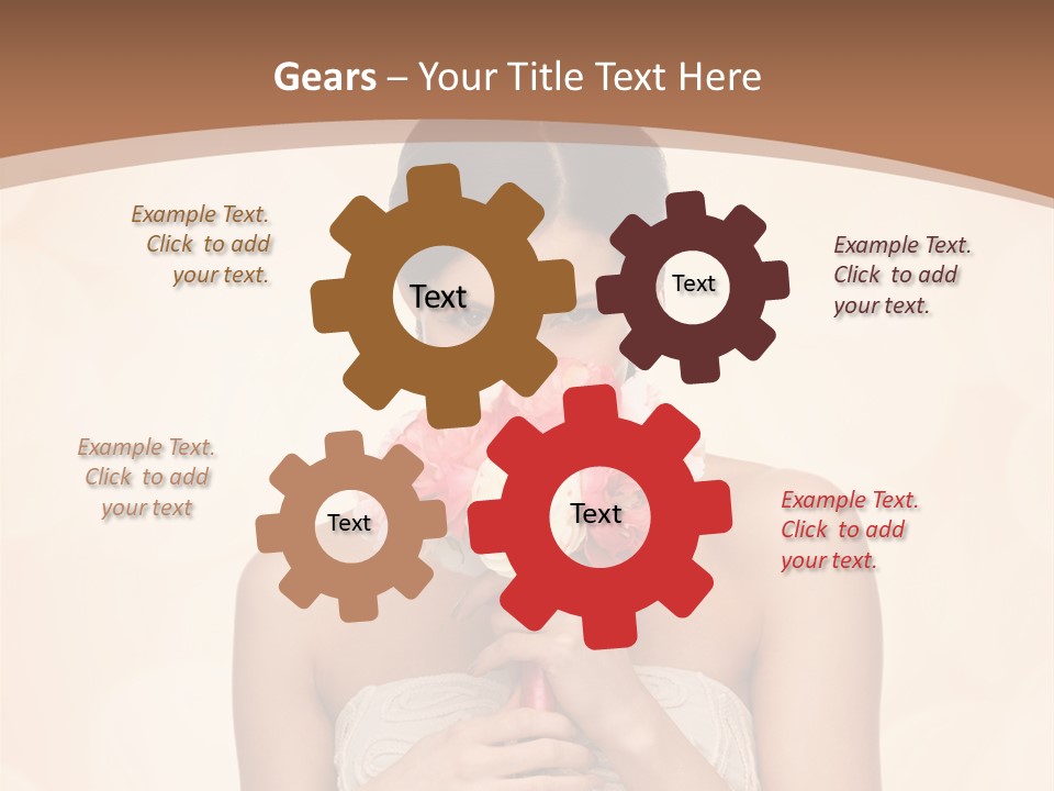 Bridesmaid Engagement Lady PowerPoint Template