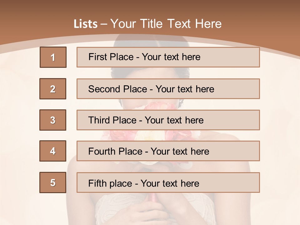 Bridesmaid Engagement Lady PowerPoint Template