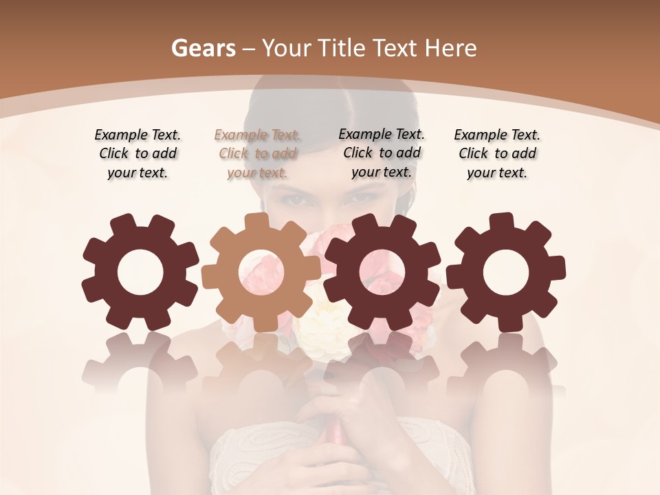 Bridesmaid Engagement Lady PowerPoint Template