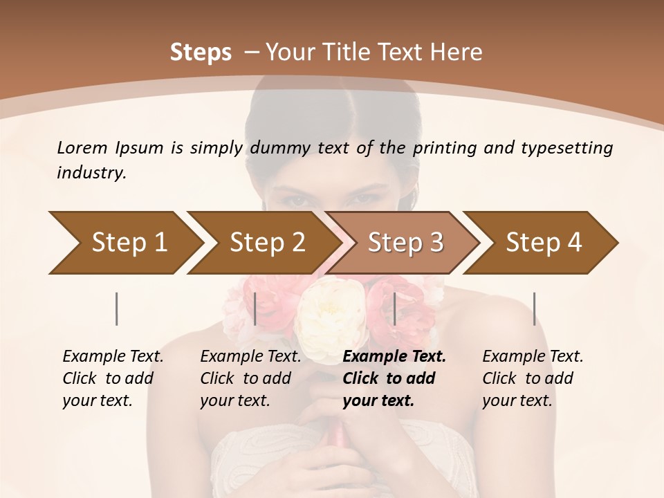 Bridesmaid Engagement Lady PowerPoint Template
