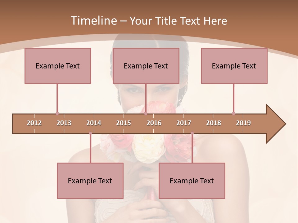 Bridesmaid Engagement Lady PowerPoint Template