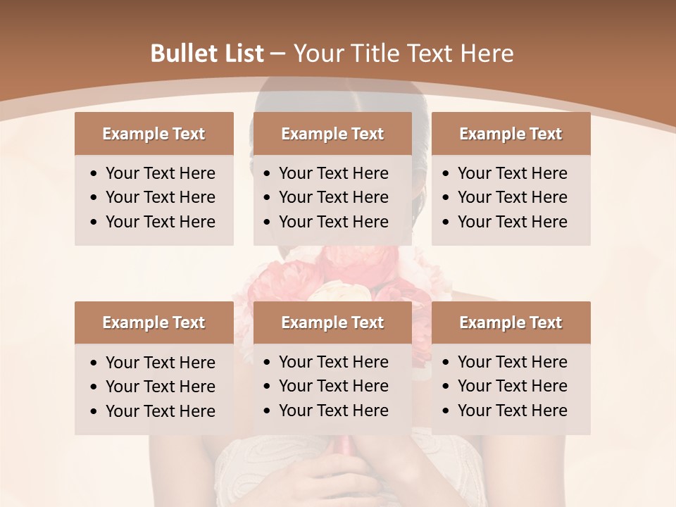 Bridesmaid Engagement Lady PowerPoint Template