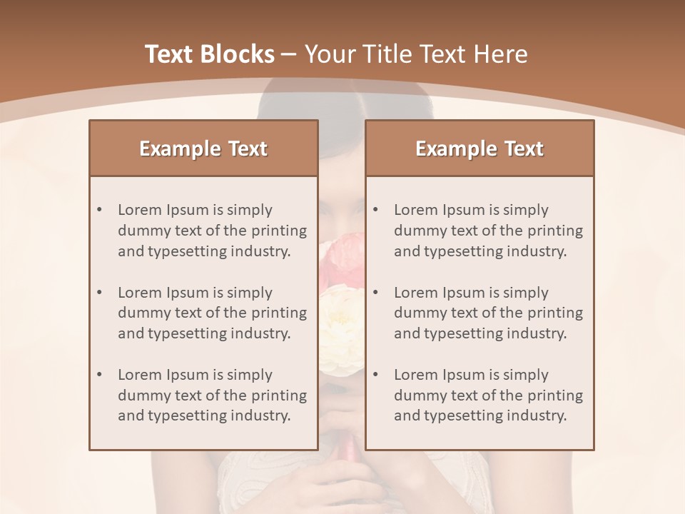 Bridesmaid Engagement Lady PowerPoint Template