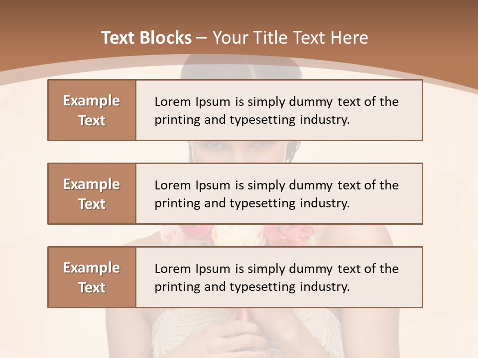 Bridesmaid Engagement Lady PowerPoint Template