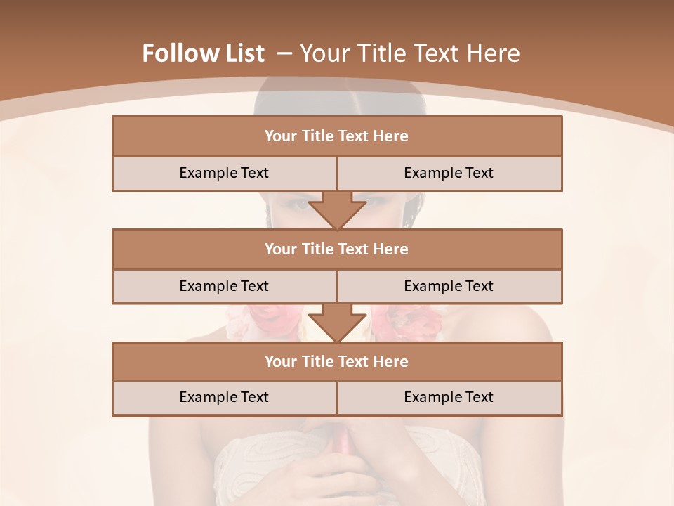 Bridesmaid Engagement Lady PowerPoint Template