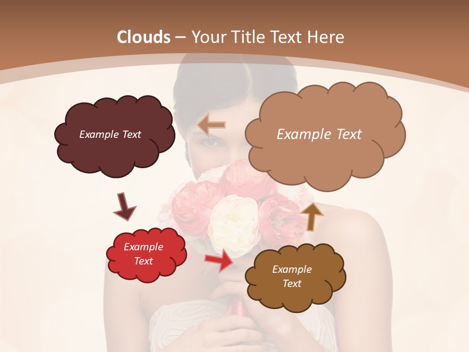 Bridesmaid Engagement Lady PowerPoint Template