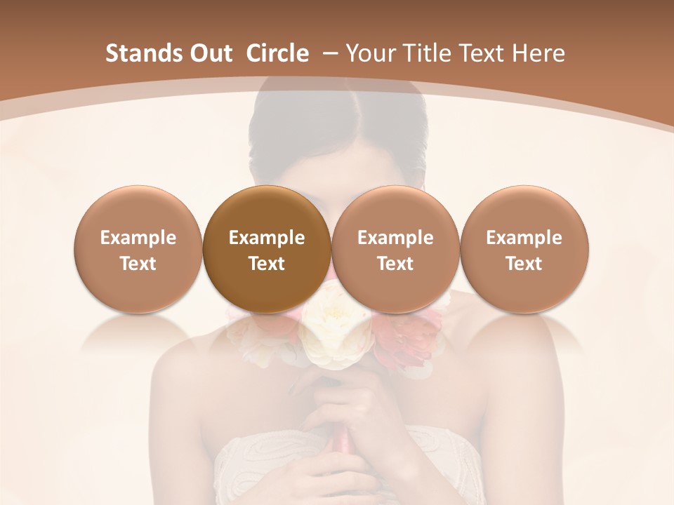 Bridesmaid Engagement Lady PowerPoint Template