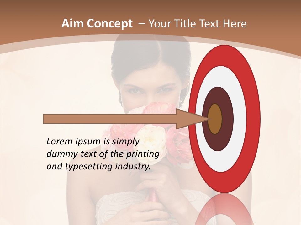 Bridesmaid Engagement Lady PowerPoint Template