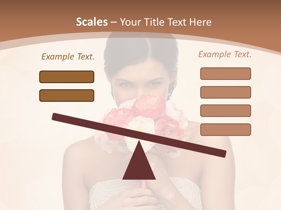 Bridesmaid Engagement Lady PowerPoint Template