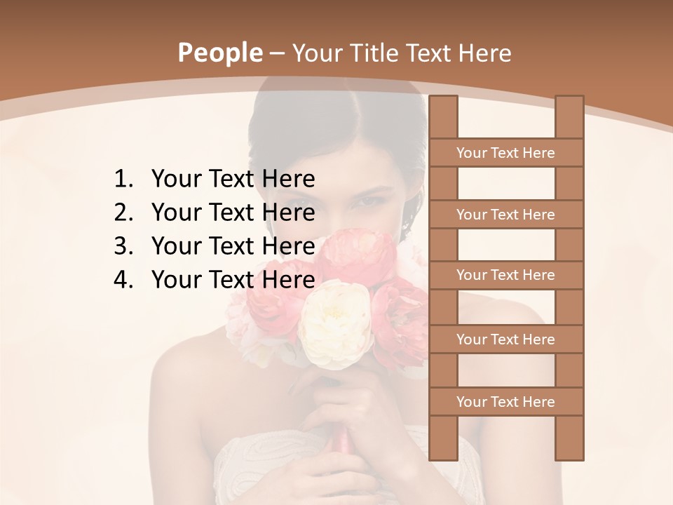 Bridesmaid Engagement Lady PowerPoint Template