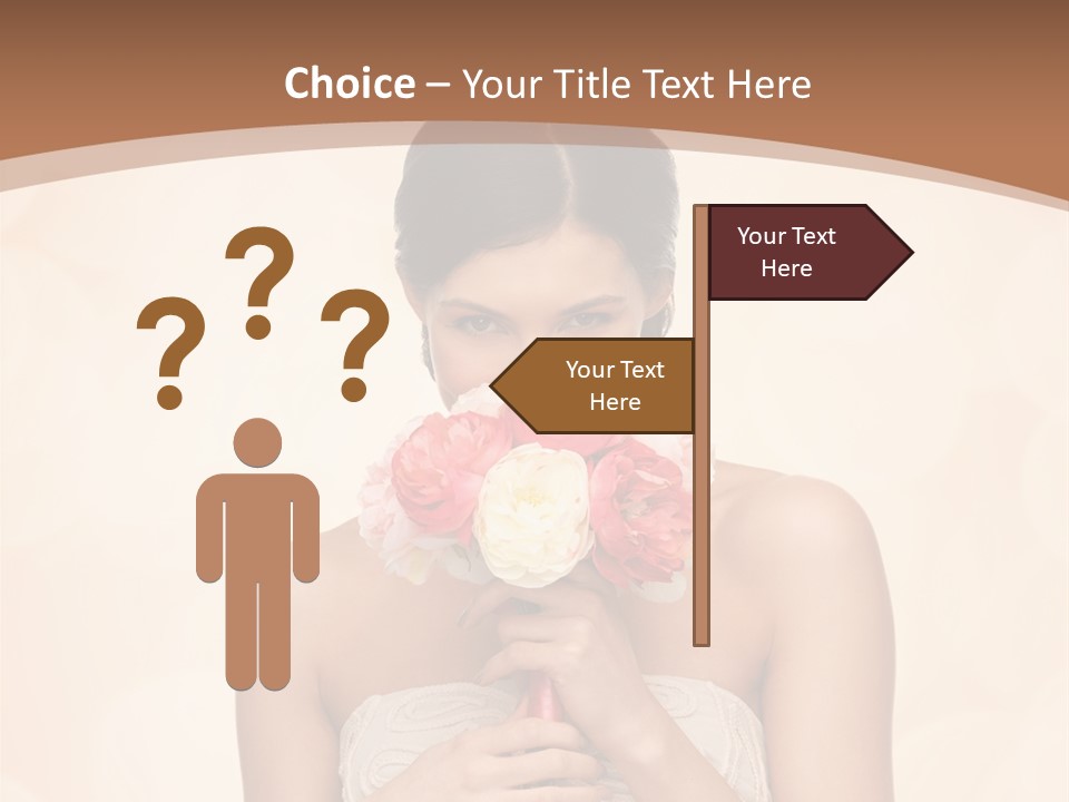 Bridesmaid Engagement Lady PowerPoint Template