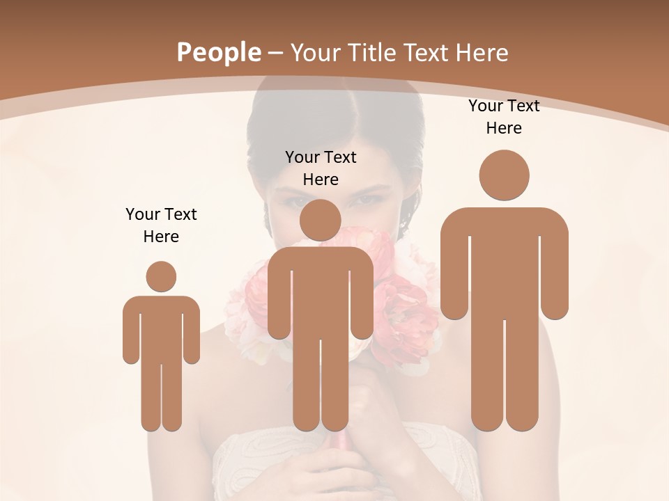 Bridesmaid Engagement Lady PowerPoint Template