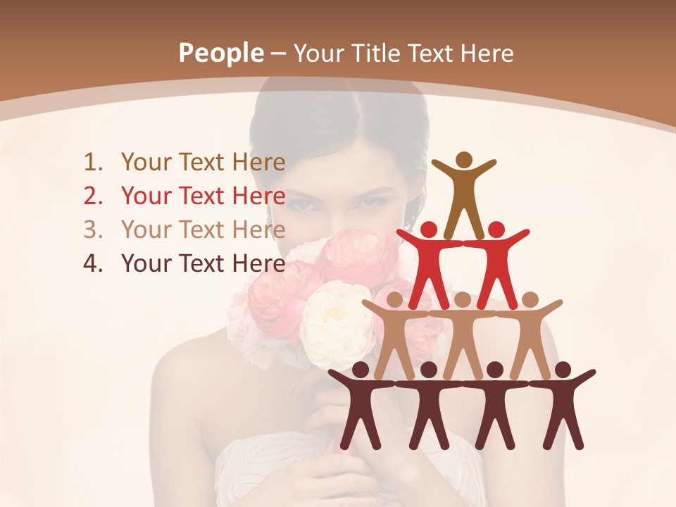 Bridesmaid Engagement Lady PowerPoint Template
