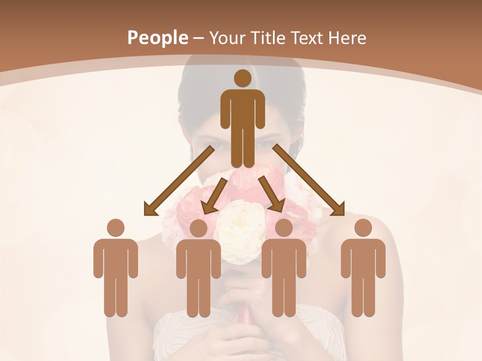 Bridesmaid Engagement Lady PowerPoint Template