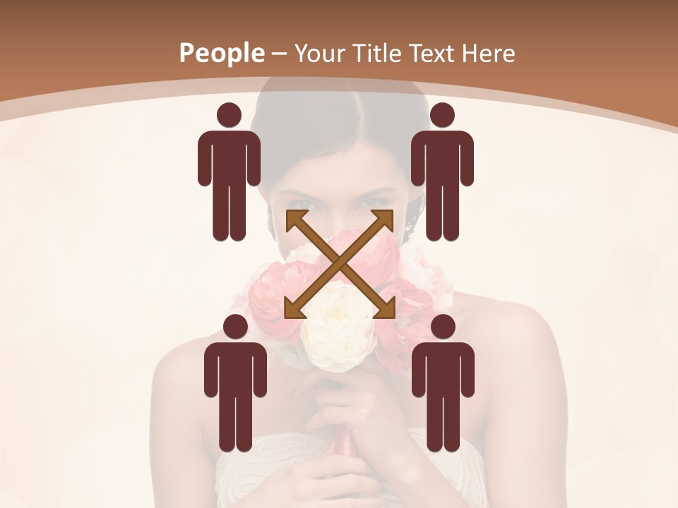 Bridesmaid Engagement Lady PowerPoint Template