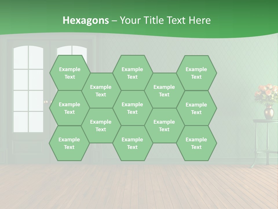 Nobody Empty Hardwood PowerPoint Template
