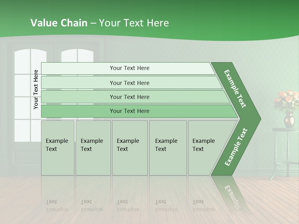 Nobody Empty Hardwood PowerPoint Template