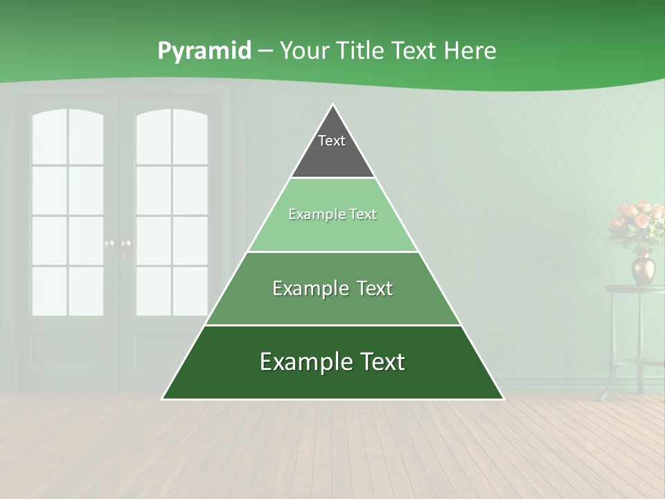 Nobody Empty Hardwood PowerPoint Template