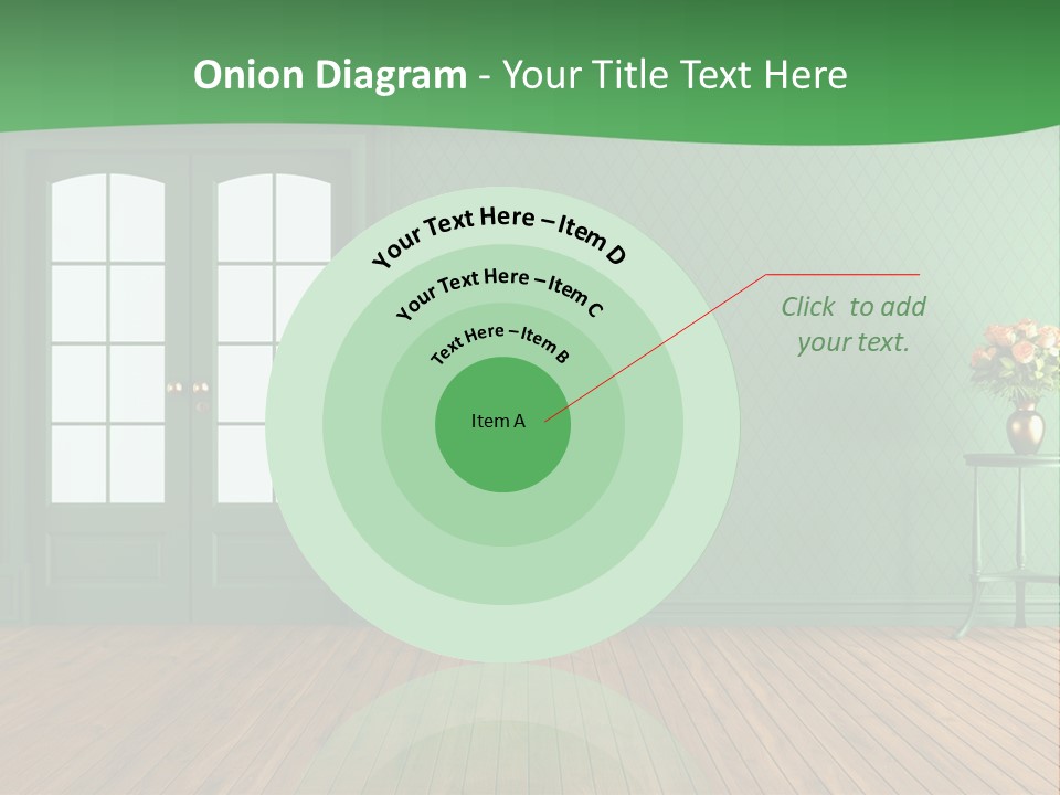 Nobody Empty Hardwood PowerPoint Template