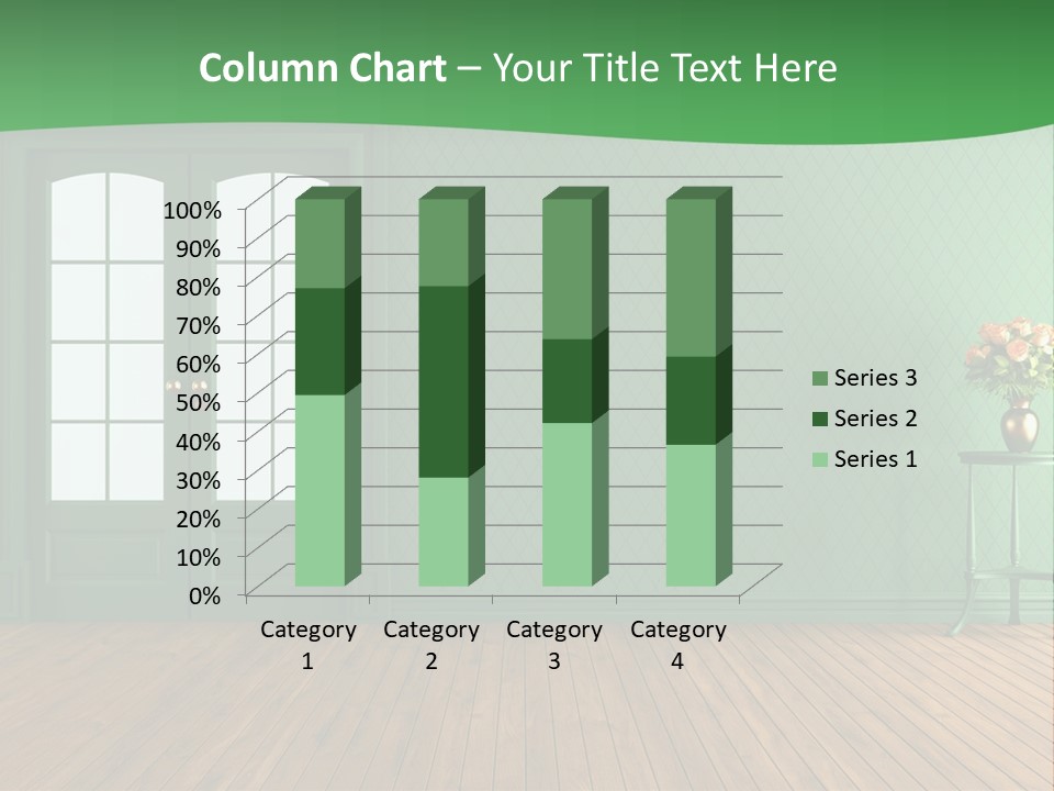 Nobody Empty Hardwood PowerPoint Template