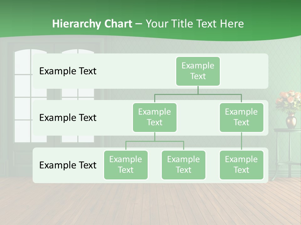 Nobody Empty Hardwood PowerPoint Template