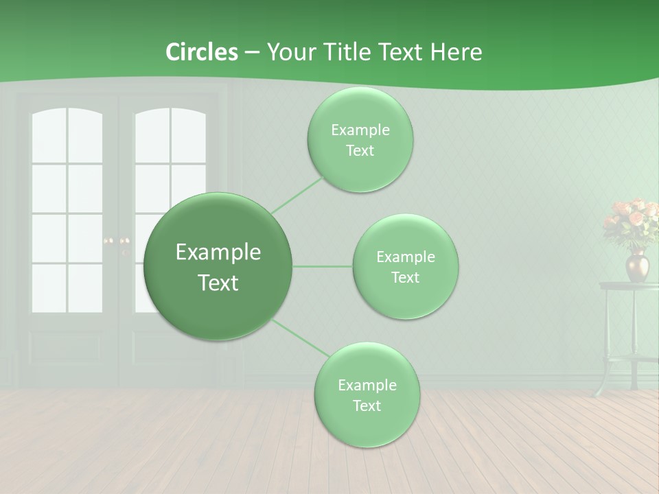 Nobody Empty Hardwood PowerPoint Template