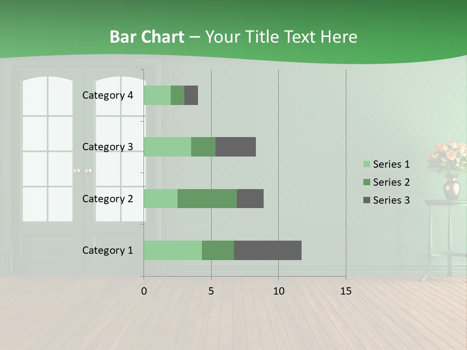 Nobody Empty Hardwood PowerPoint Template