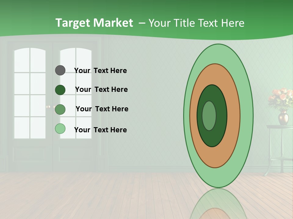 Nobody Empty Hardwood PowerPoint Template