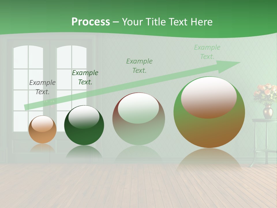 Nobody Empty Hardwood PowerPoint Template