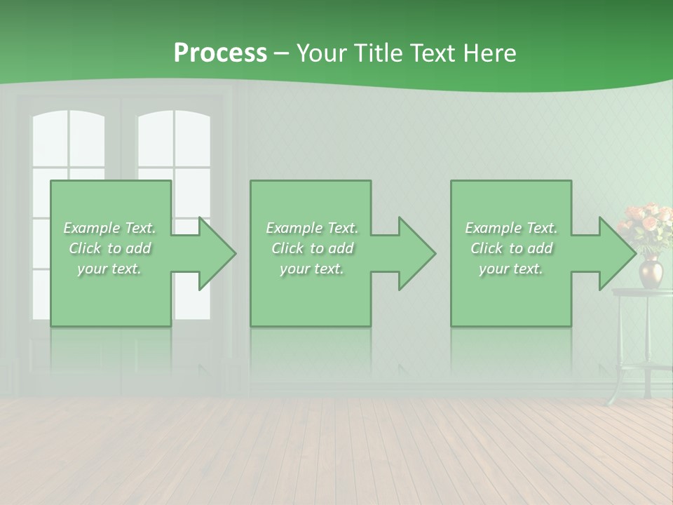 Nobody Empty Hardwood PowerPoint Template