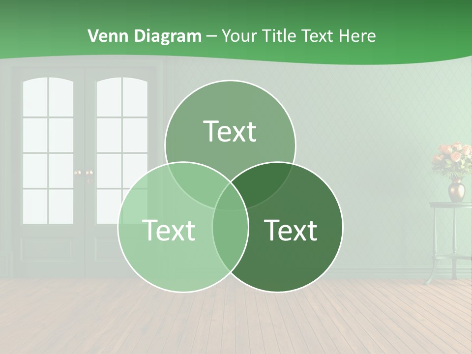 Nobody Empty Hardwood PowerPoint Template
