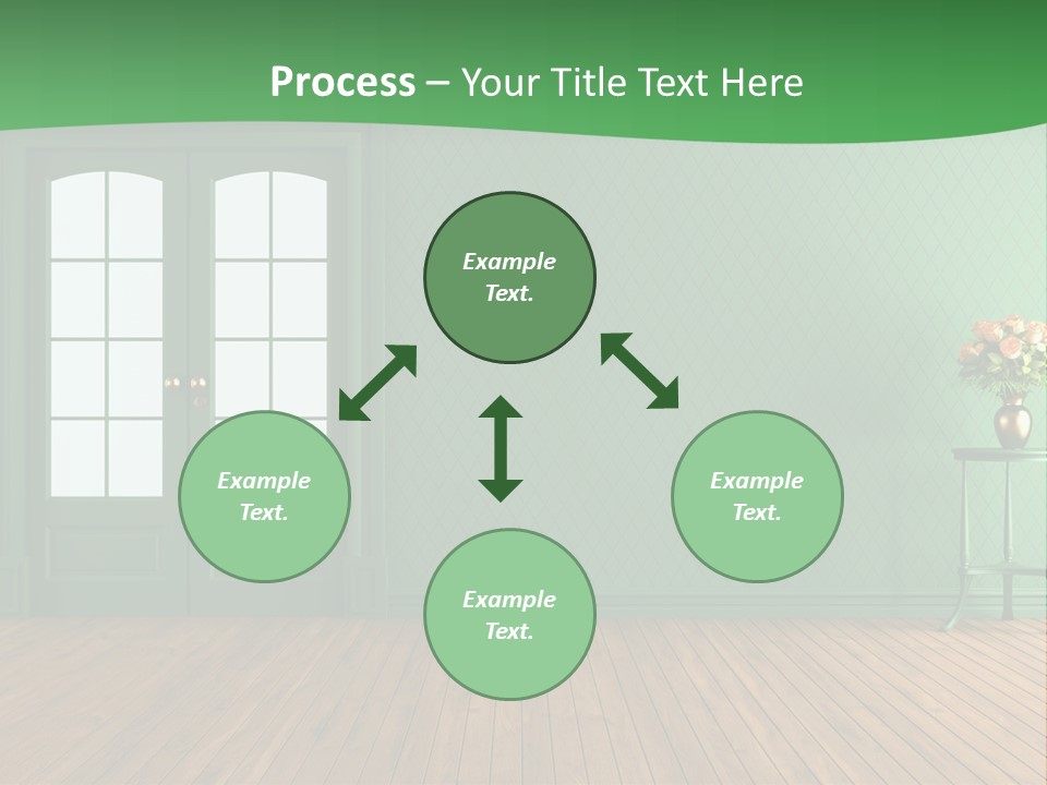 Nobody Empty Hardwood PowerPoint Template
