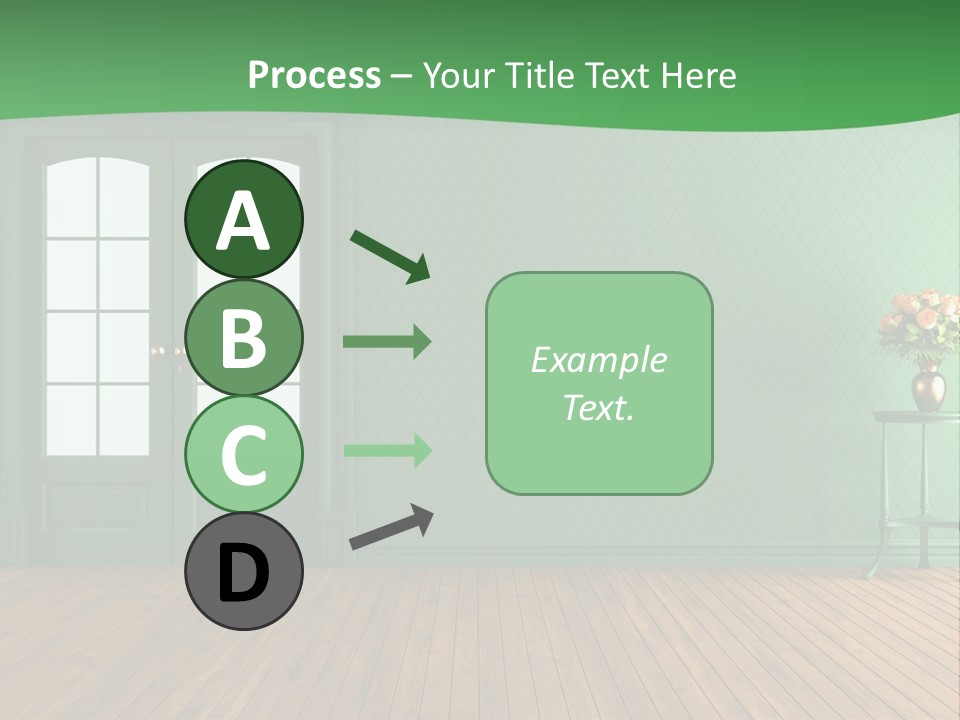 Nobody Empty Hardwood PowerPoint Template