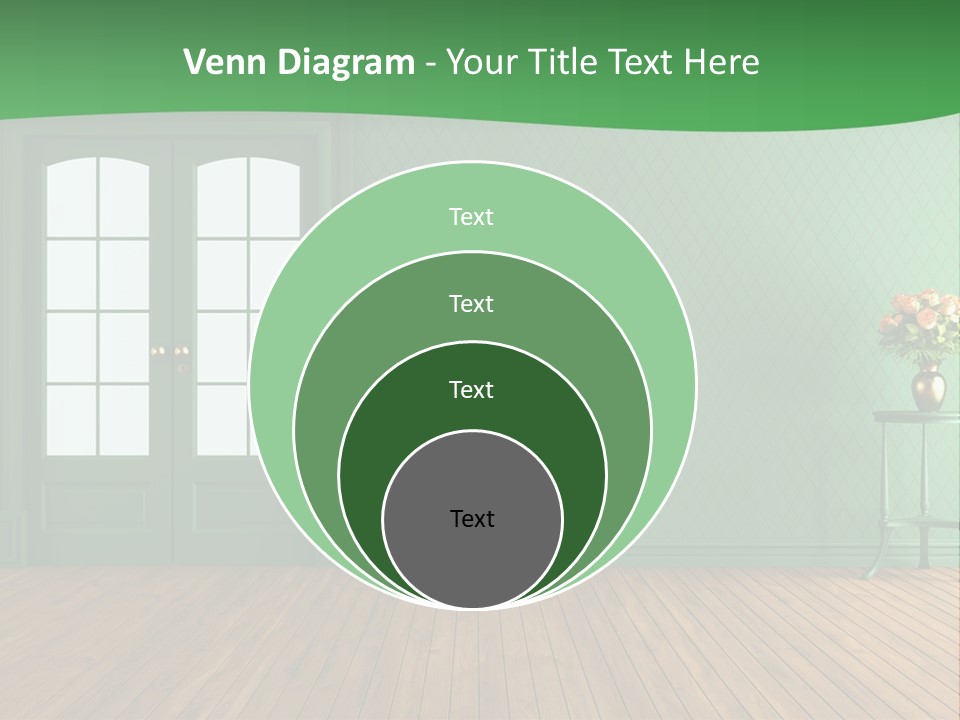Nobody Empty Hardwood PowerPoint Template