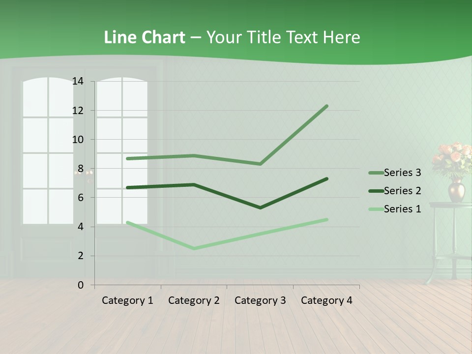 Nobody Empty Hardwood PowerPoint Template