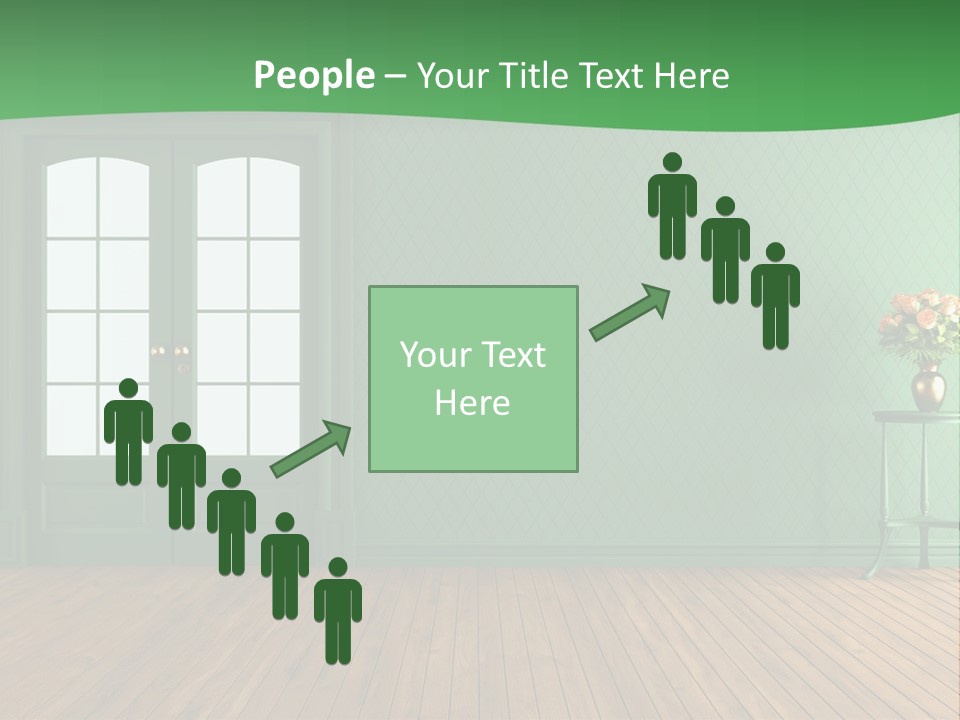 Nobody Empty Hardwood PowerPoint Template