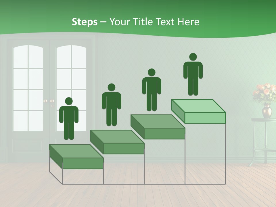 Nobody Empty Hardwood PowerPoint Template