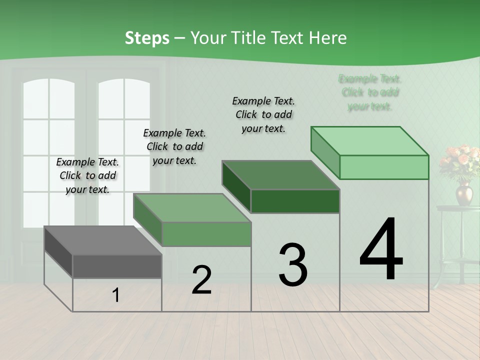 Nobody Empty Hardwood PowerPoint Template