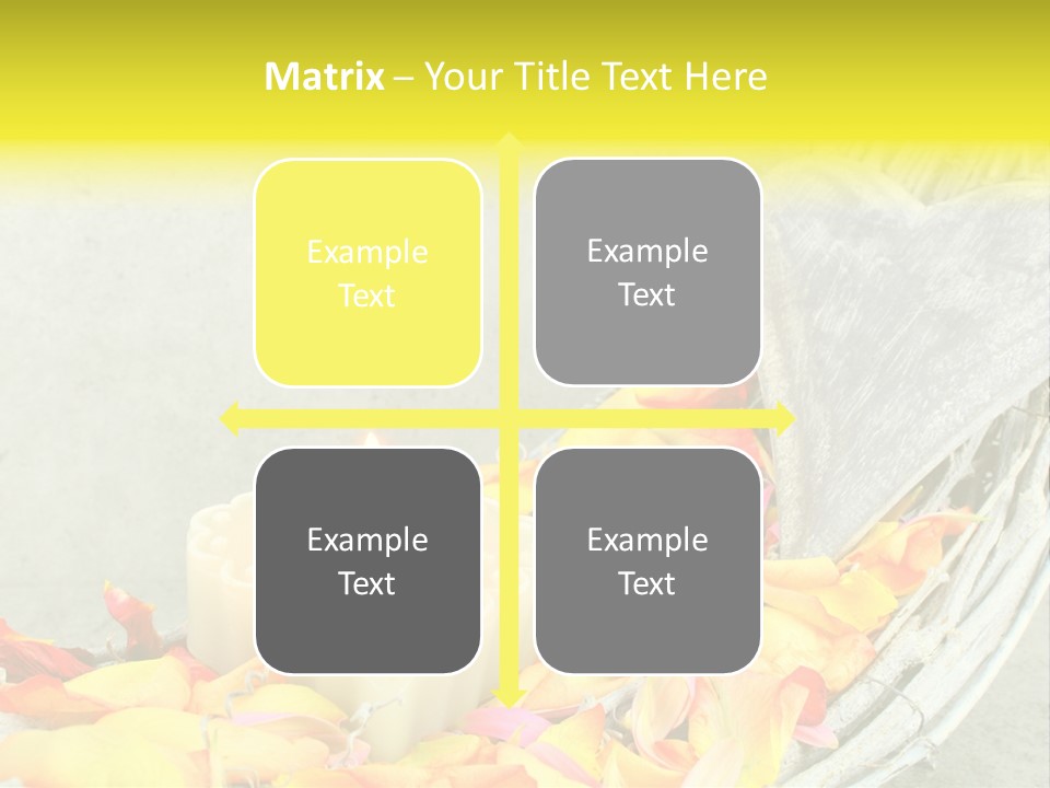 Still Life Rose Petal Mother's Day PowerPoint Template