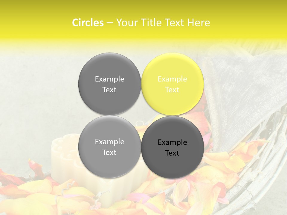 Still Life Rose Petal Mother's Day PowerPoint Template